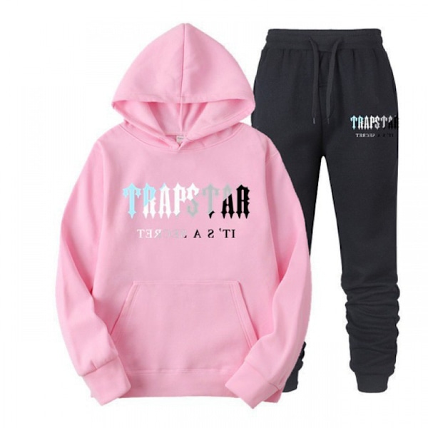 Löparsportkläder set med huvtröja unisex sportkläder huvtröja byxor M