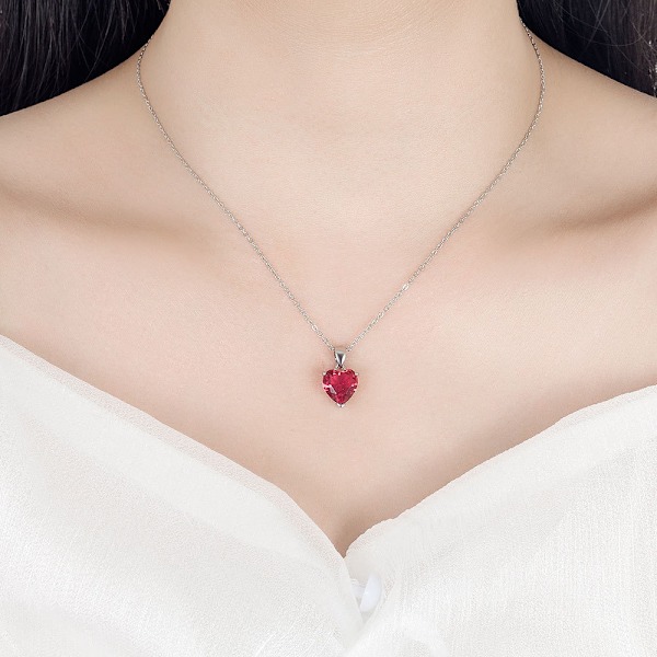 Elegant smyckesset i 925 silver för kvinnor med zirkonhjärta, ring, örhängen och halsband för bröllop, jul, gratis frakt, varumärke Azul