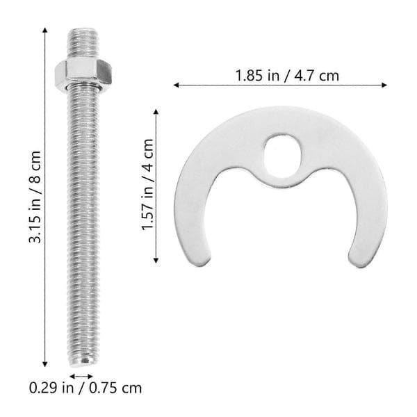 1 Sett Kranmutter Kranfesteskive Låsering Kranmonteringstilbehør 4.7X4cm