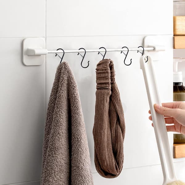 10 kpl S-muotoisia koukkuja turvasoljella 9cm S-koukut ripustukseen