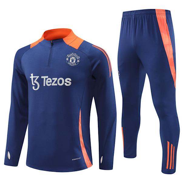 2425 Paris Real Madrid Arsenal NM United Ajax Frankrig England Brasilien Spanien halv-pull fodbolduniform 9 M