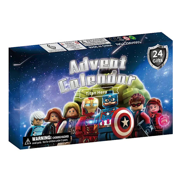 Julgåvokorg Stitch Avengers Bluey Harry Potter handgjorda figurer blindbox lotteri prydnader