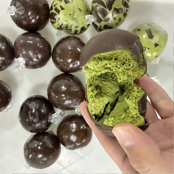 1 stk. chokolade fidget-legetøj – til angstlindring – med langsom stigning White