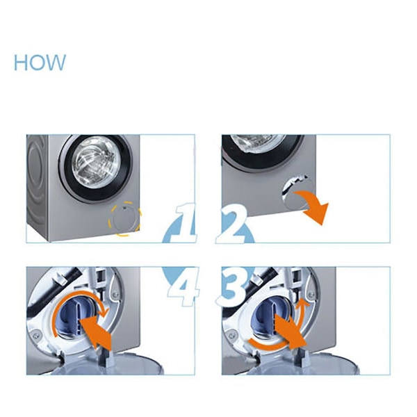 Muovinen pesukoneen tyhjennyspumpun suodatin/lukko, joka on yhteensopiva Bosch-pesukoneen kanssa