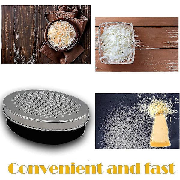 Ostriv, non-slip grater with collection container, grate cheese