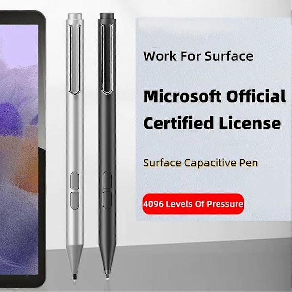 Pekpenna för Microsoft Surface 4096 tryckkänslighet Handledsavvisning för Microsoft Surface Pro9 Pro8 Laptop, B
