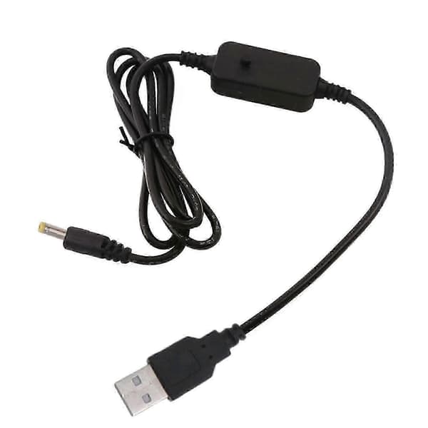 USB 5V til 9V/12V Step Up 2A Step-up Volt Transformator Strømregulator Linjespenningsomformer Adapterkabel kompatibel ruter 4.0x1.7mm