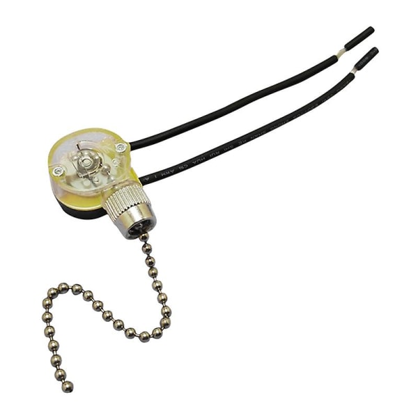 Jx42b 250v gør-det-selv-væglampe Pull Chain Cord Controller Switch til loftsventilatorlampe