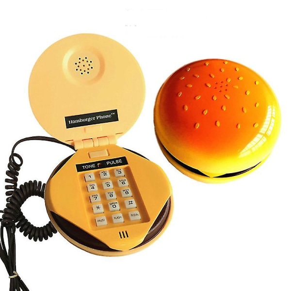 Cheeseburger Burger Telefon Telefoner Fasttelefon Kablet Telefon Skrivebordstelefon For Hjem Hotell Kontor Dekorasjon Telefono Fijo Fixo