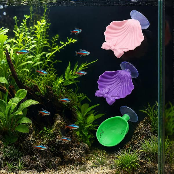 Fiskakvarium Skalgömma – Bekväm Konkav Design – för Betta Lek 8pcs