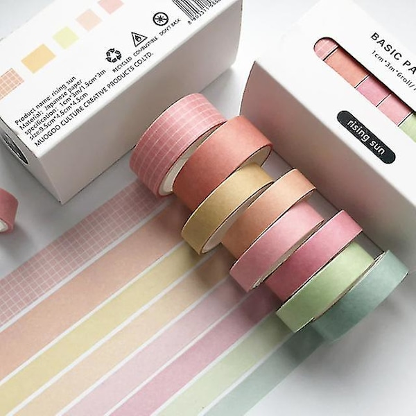 Washi Tape DIY Skolemateriell | Skolemateriell Dekotape | Dekor Journal Washi Tape - Washi Tape - rising run