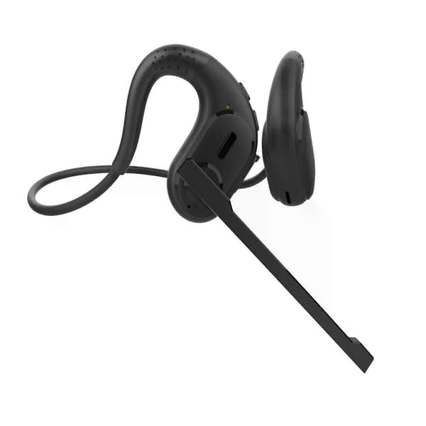 Bluetooth-headset for telefonsamtaler, trådløst headset med DSP-støyreduserende mikrofon for PC, bærbar PC, kontormøter, løping, sykling, 12 timer