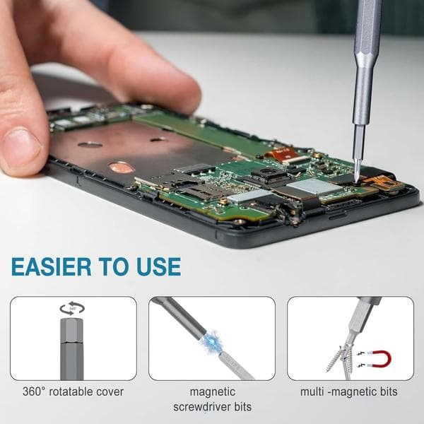 Professionelt Magnetisk Mini Reparationsværktøjssæt til Telefon, Computer