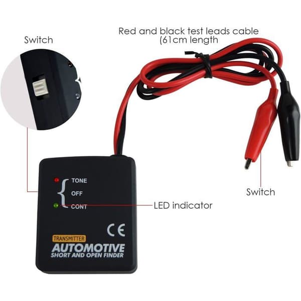 EM415PRO Cable Detector - Cable Tracker / Short Circuit Detector DC 6-42V