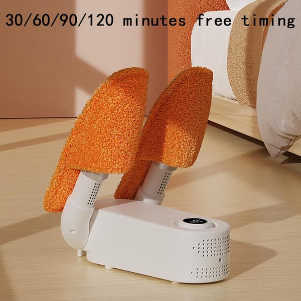 Skotørrer, Deodoriserende Støvle- og Sneaker-tørrer med Hurtig 360° Tørring, Intelligent Timing, Auto-Sluk Timer, Foldbart Design (Style 2)