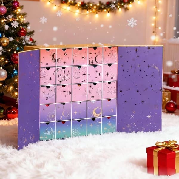 Crochet Advent Calendar 2026 - 25 Days of Yarn & Patterns with Tutorials, DIY Countdown Box for Knitters, Christmas Craft Gift for Crocheting