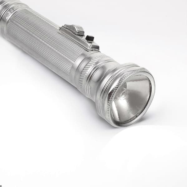 Metal Flashlight Outdoor Torch Portable Torch Old Fashioned Flashlight