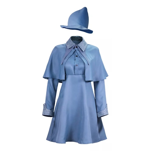 Fleur Delacour Harry Potter Kostym för Flickor Set Ve Azul 140