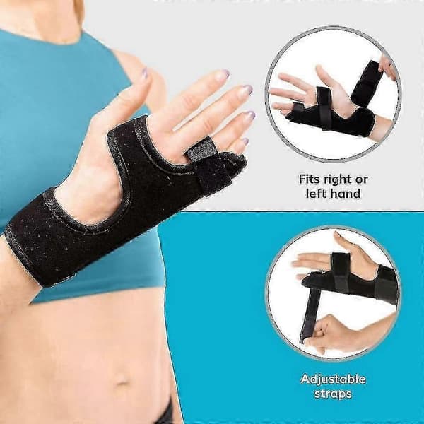 Braceability Ulnar Gutter Splint för Metakarpal, Lillfinger & Ringfinger Frakturstöd Medium