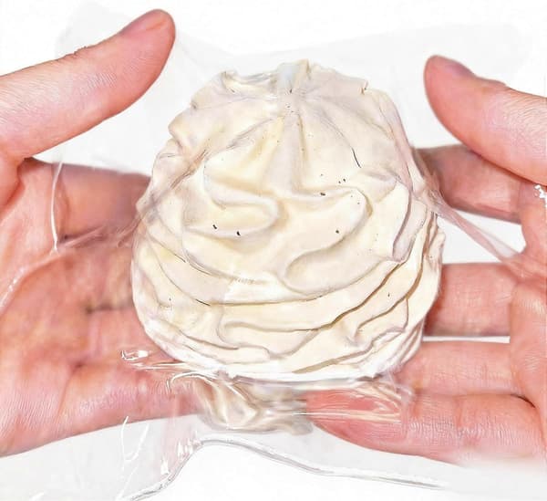 Fløderulle Squishy Legetøj, Squishy Kage, Langsomt Stigende Klemmelegetøj, Klæbrige Squishies Lavet af Hånd Silikone Fidget Klemmelegetøj, Stresslindring & Samling White