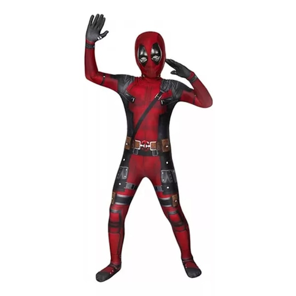 Deadpool-kostyme for barn og voksne for Hal Cosplay fix 170cm