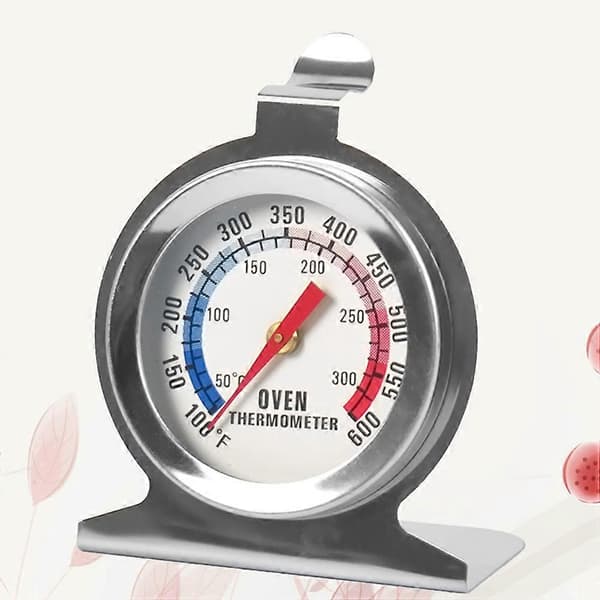 Nyttig grilltermometer for hjemmebruk i rustfritt stål
