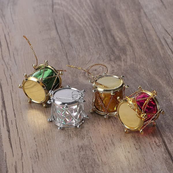 Farverig glitter minitromme