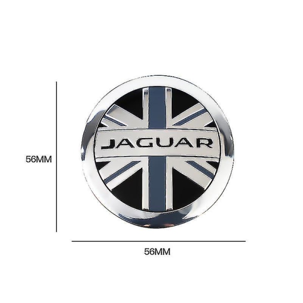 4 stk Auto Styling Hjul Senter Nav Cap Sticker 56mm Deksel Biltilbehør For Jaguar Xf 250 X Type F Pace Xj X351 Xe S Type Xkr
