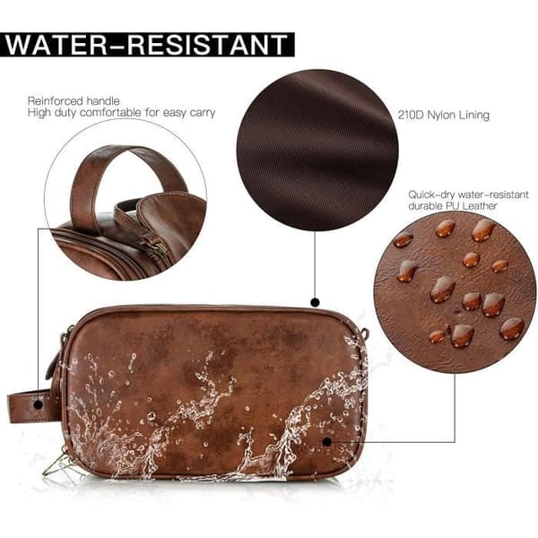 Large Capacity - Waterproof PU - 30.5 x 17 x 18 cm - Men