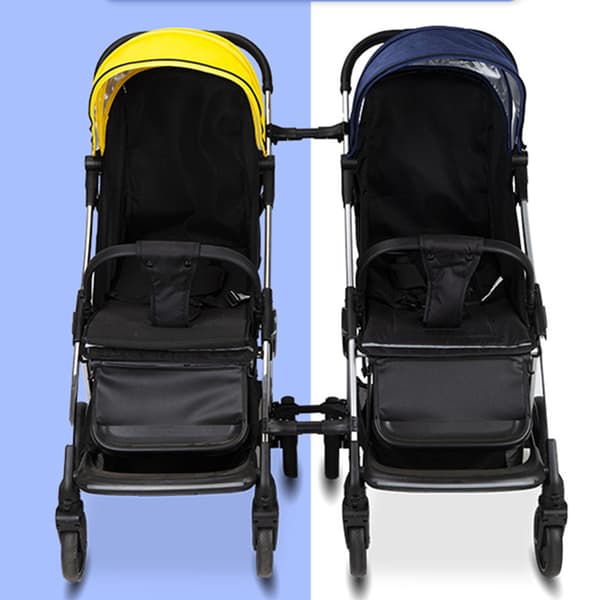 3 Pcs Twin Stroller Connector Universal Joints Triplets Quadruplets Infant Stroller Secure Straps Adjustable Link Hook