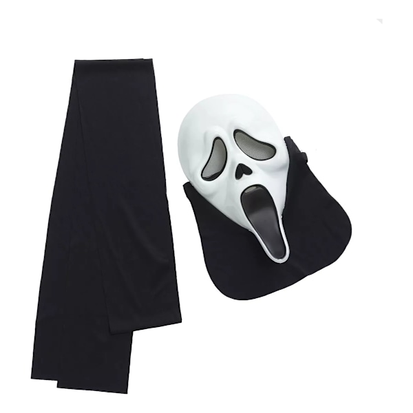 Standard Scream Vuxen Kostym Negro Niño L 140-150cm