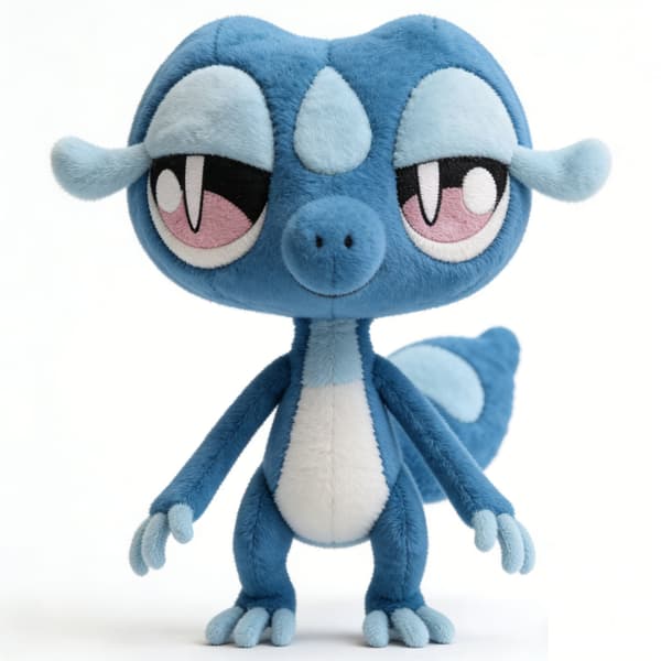 10:e generationens start-Pokémon plyschleksak/docka/present - Vattentyp Surge Lizard