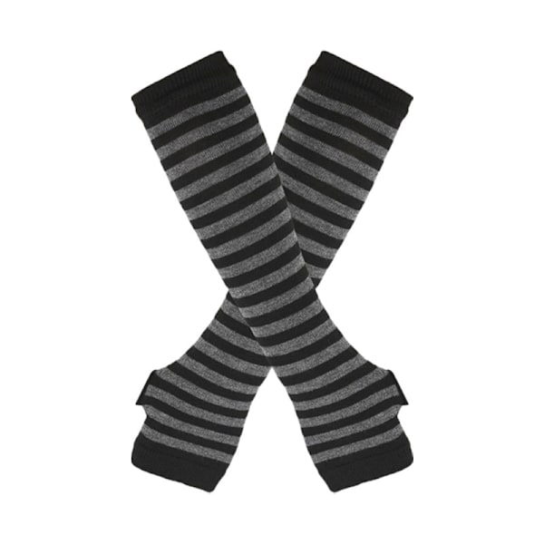 1/2/3/5 Polven yläpuoliset sukat paksuille reisille Helppokäyttöiset ja tekevät harmaasta ja mustasta grey and black 1Set