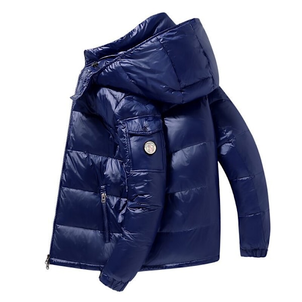 Vinterjakke til par - kort dunjakke til friluftsliv Azul 3XL