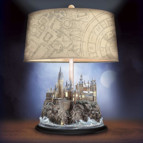 Bradford Exchange Harry Potter Hogwarts Castle Illuminating Sculpture Bordlampe