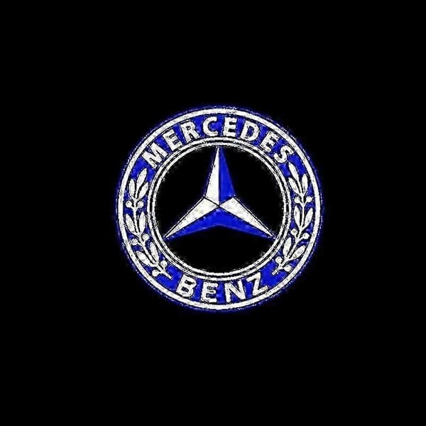 2x Bildør Led Projektor Til Mercedes Benz Gls/glc/glb/gla/a/b/c/e- Lucky_b Brugerdefineret Logo Lys 3