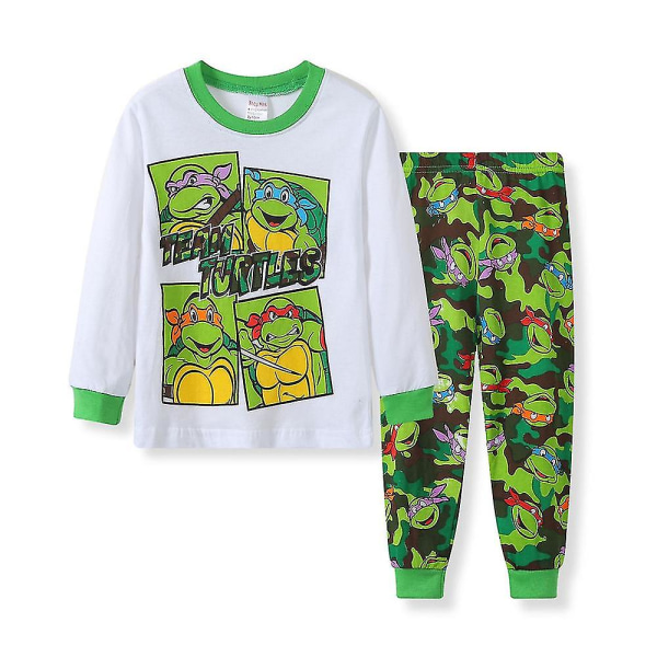 Teenages Mutant Ninja Turtles Pyjamas Pjs Set Kids Pyjamas Nattøj Nattøj A 6 Years