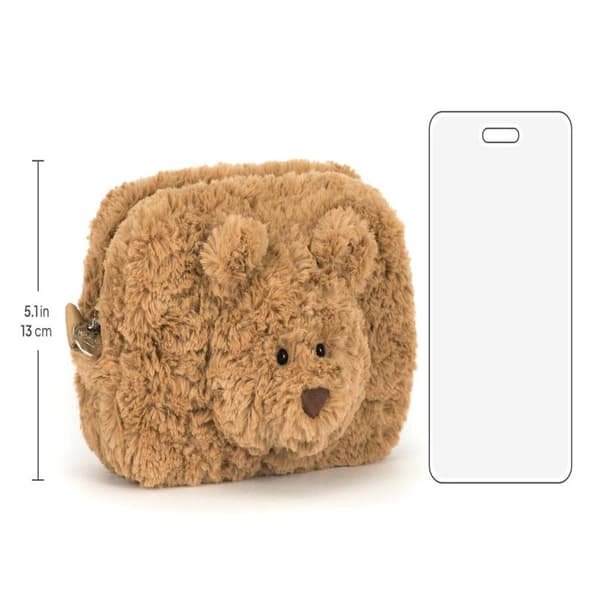 Jellycat Bartholomew Bear Pouch Plyschserie