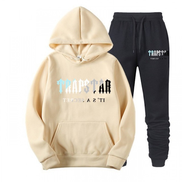 Löparsportkläder set med huvtröja unisex sportkläder huvtröja byxor L
