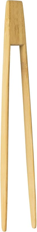 Naturlige bambus-brødtænger - 25 cm - Tynde grene for let greb