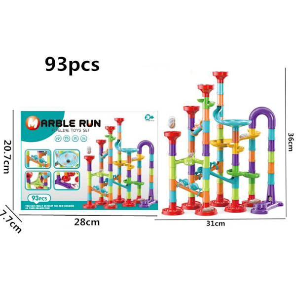 DIY Marmorbana Byggklossar 3D Labyrinth Leksaker För Barn Julgåva B-93 China