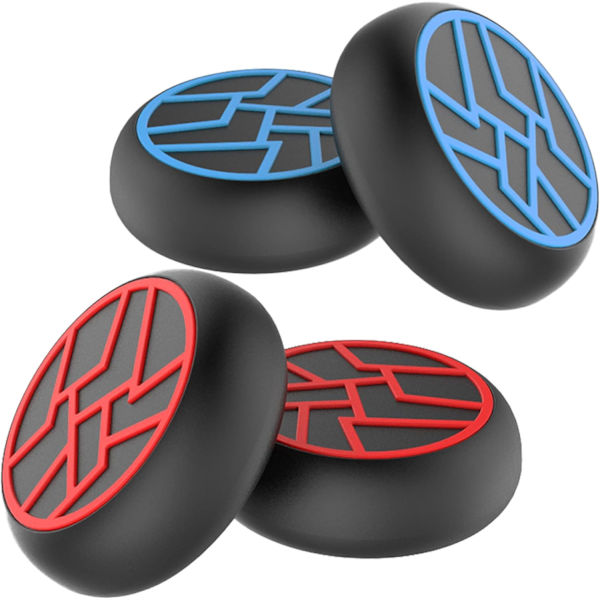4 Thunder Caps Tilbehør Tommelfingergreb PS4 PS5 Tilbehør til PS5 Controller PS5 Controller Stick Joystick Silikone Spids til Xbox Series Controller PS5