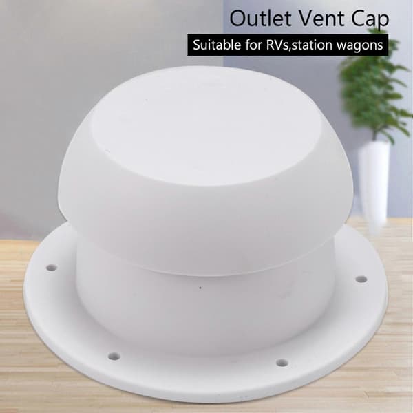 Rund sopphodeform ventilasjonshette for bobiltilbehør Toppmontert rund eksosutløpsventil C