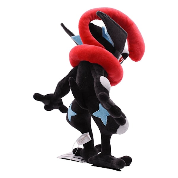 Blank Greninja Plyschleksak 11 tum Fylld Dock, Cartoon Figur Fylld Kudde Kudde Heminredning Födelsedag Rekvisita Barn Pojkar Flickor Present