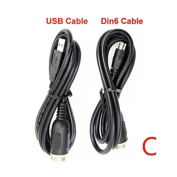 1 stk Din6-usb Kabeladapter Til Thrustmaster Th8a Tilslutning Passer Til Tssh Tssh+/ Presen 1 set