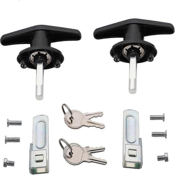 T-håndtakslås for lastebilkappe, lastebilplan, campingkall, like låser, passer Edition