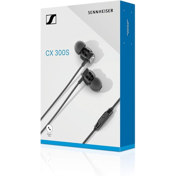Sennheiser CX 300S In-Ear hovedtelefoner med smart fjernbetjening med én knap White
