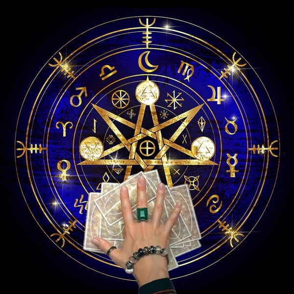 Tarotkort Duk Altare Tarot Duk Astrologi Pad Bordsöverdrag-dekor