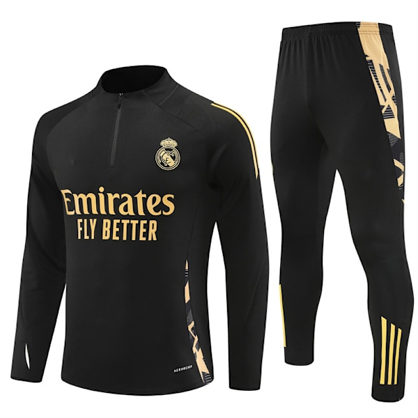 2425 Paris Real Madrid Arsenal NM United Ajax Frankrike England Brasil Spania halv-pull fotballuniform 36 L