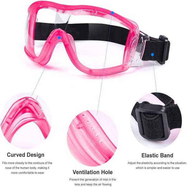 1 par Unisex Skyddsglasögon för barn